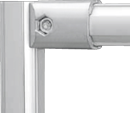 鋁合金精益管型材90度外扣連接件